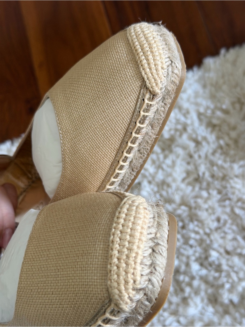 NEW WITH BOX Jimmy Choo Metallic Gold Bow Espadrille Slip-Ons Size 39/US 9 - Picture 12 of 16